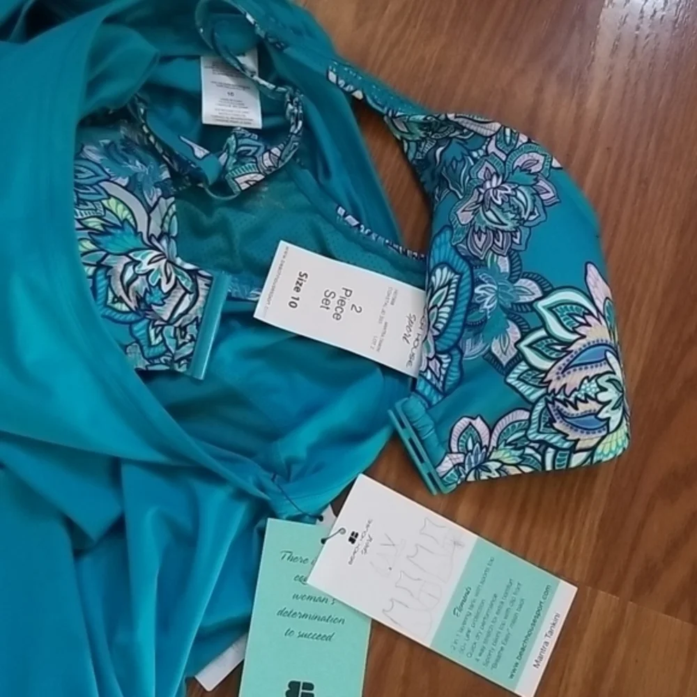 NWT beach house sport size 10‎ Mantra Tankini